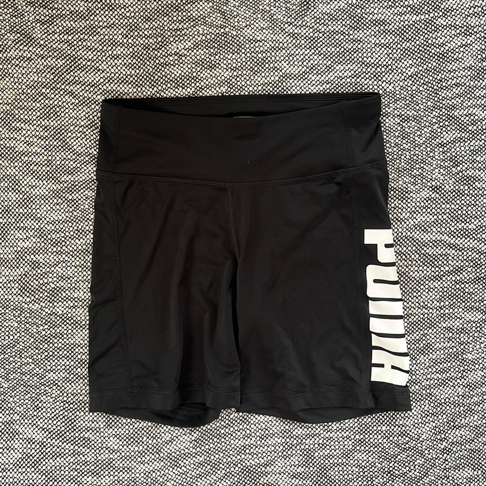 Puma black biker shorts